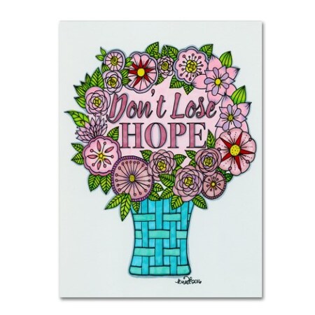 KCDoodleArt 'Inspirational Words 11 - Color' Canvas Art,14x19